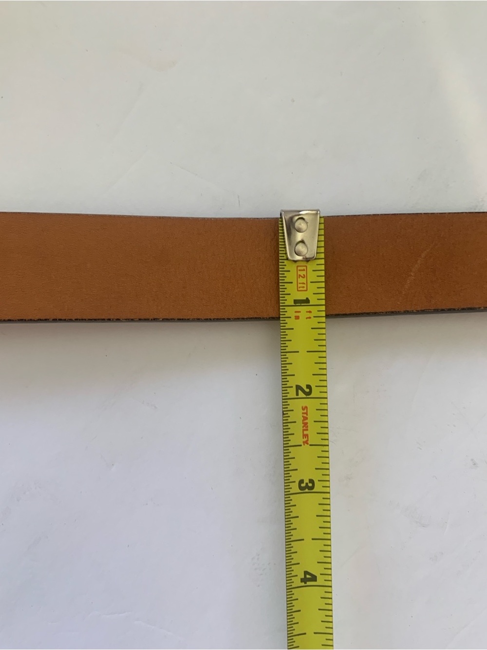 Jil Sander Tan Leather Belt - Classic Casual Style 95 - Picture 7 of 10